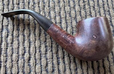 LOT OF 2 VINTAGE DR GRABOW, AGED IMPORTED BRIAR, RUSTIC SMOKING PIPES - Thumbnail 5