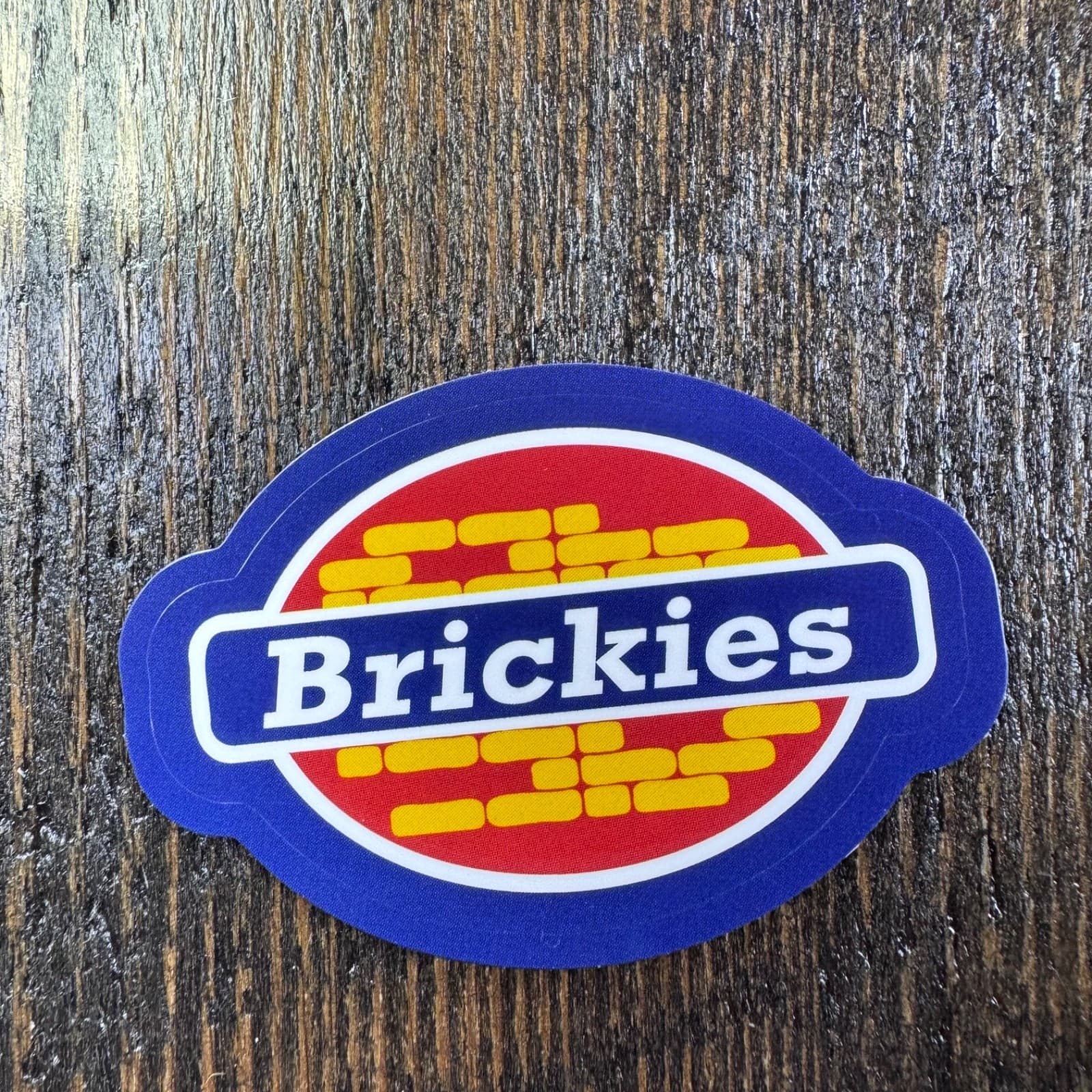 Brickies Sticker - Water Bottle Locker Hard Hat Tumbler Tool Lunch Box