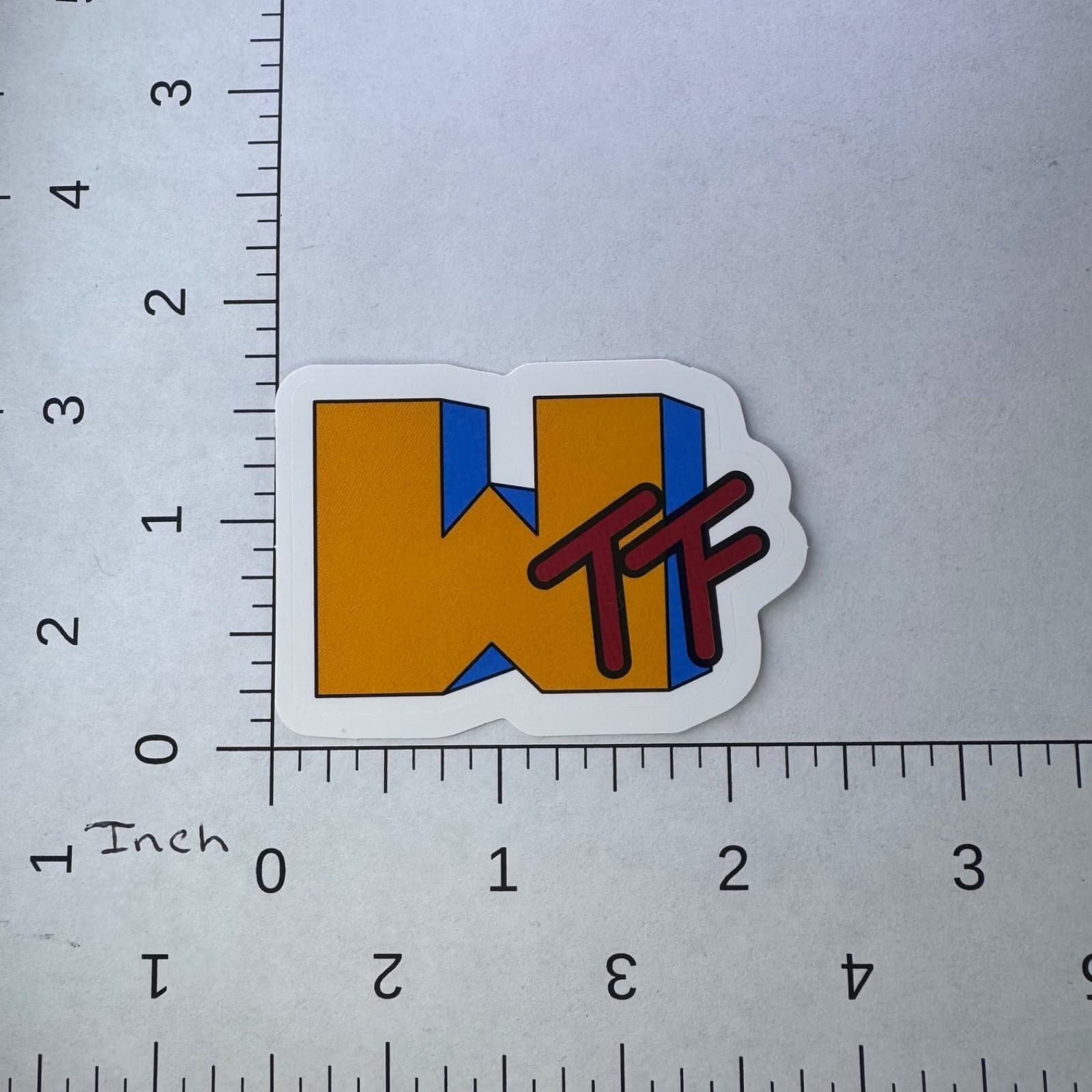 WTF Sticker - Water Bottle Locker Hard Hat Tumbler Tool Lunch Box - Thumbnail 2