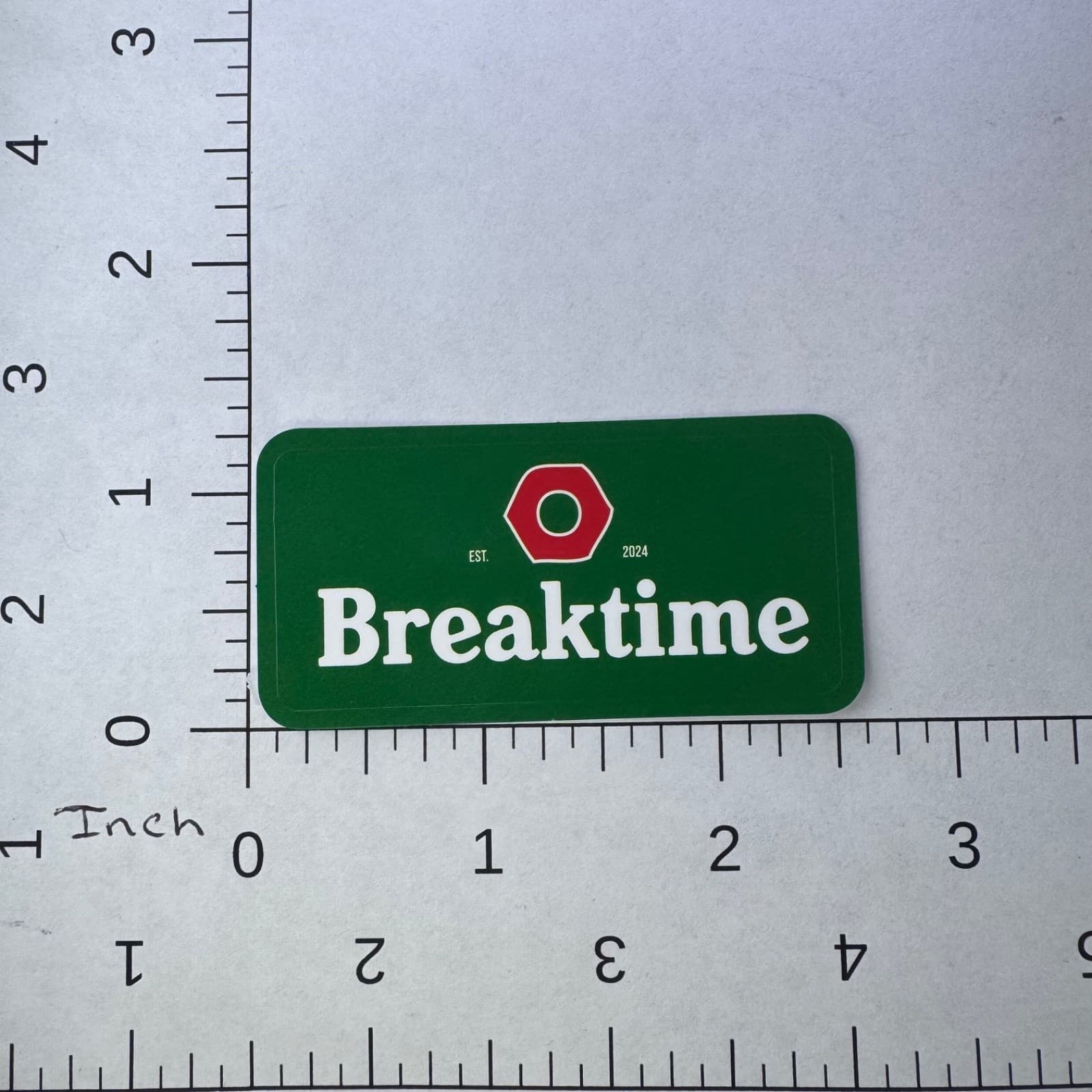 Breaktime Sticker - Water Bottle Locker Hard Hat Tumbler Tool Lunch Box - Thumbnail 2