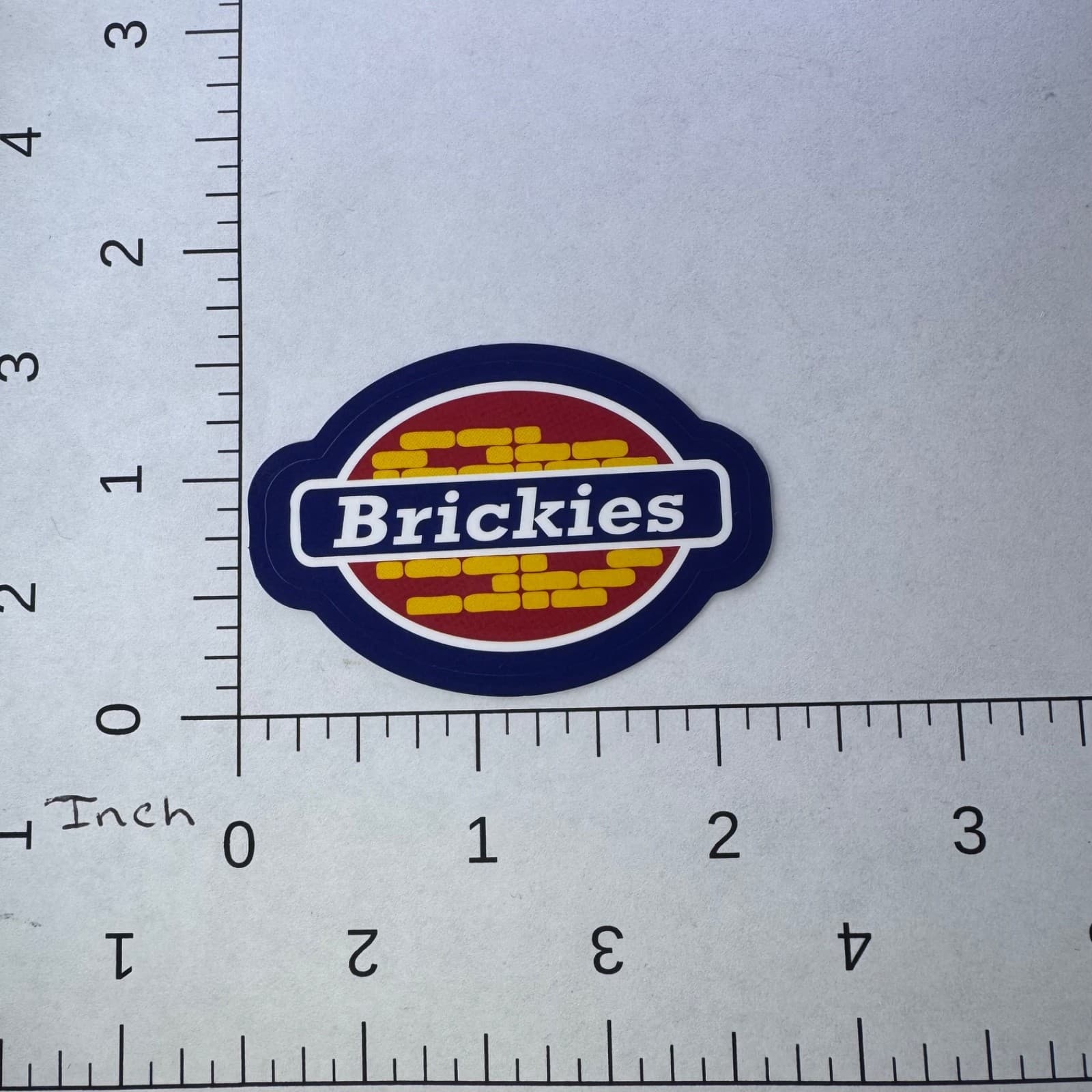 Brickies Sticker - Water Bottle Locker Hard Hat Tumbler Tool Lunch Box - Thumbnail 2