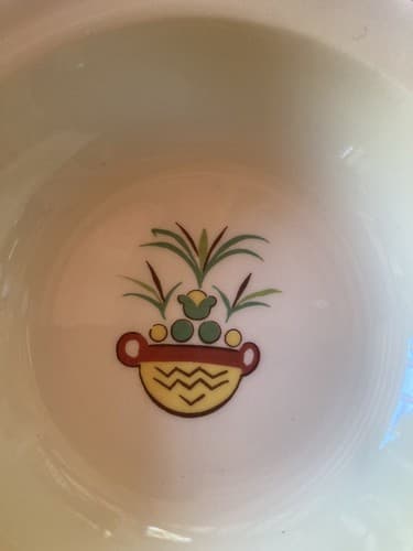 Set Of 6 Bowls Taylor Smith Taylor Swiss Provincial 6” Yellow Antique 1952 - Thumbnail 20