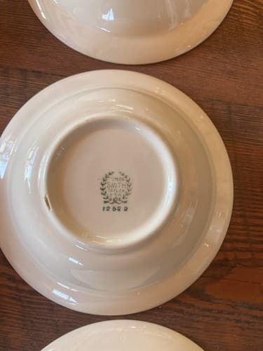 Set Of 6 Bowls Taylor Smith Taylor Swiss Provincial 6” Yellow Antique 1952 - Thumbnail 14
