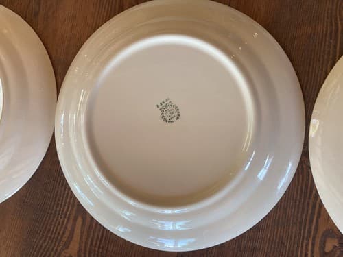 Swiss Provincial Taylor Smith & Taylor China 10522 Yellow Farmer 6 Dinner Plates - Thumbnail 14