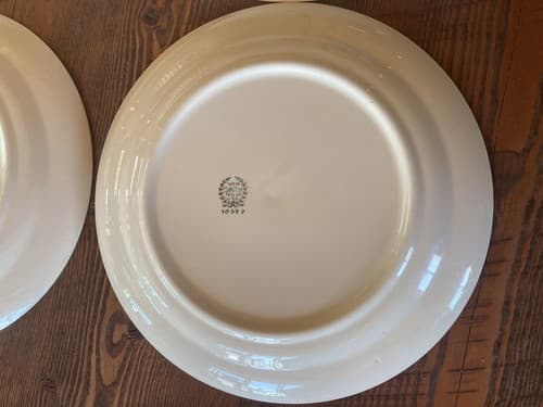 Swiss Provincial Taylor Smith & Taylor China 10522 Yellow Farmer 6 Dinner Plates - Thumbnail 12
