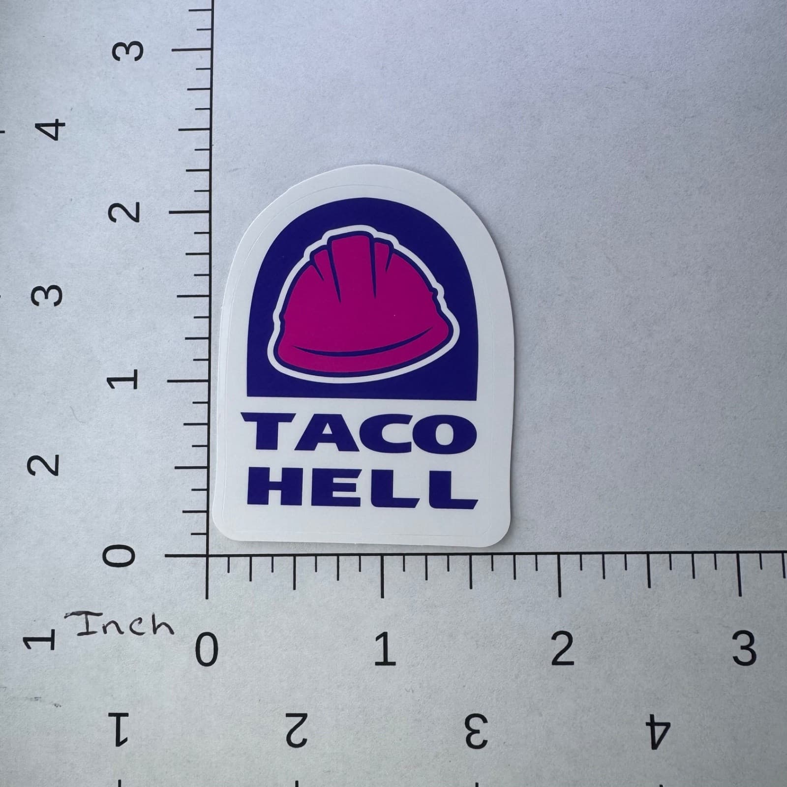 Taco Hell Sticker - Water Bottle Locker Hard Hat Tumbler Tool Lunch Box - Thumbnail 2