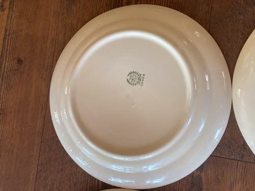 Swiss Provincial Taylor Smith & Taylor China 10522 Yellow Farmer 6 Dinner Plates - Thumbnail 17