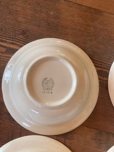Set Of 6 Bowls Taylor Smith Taylor Swiss Provincial 6” Yellow Antique 1952 - Thumbnail 17