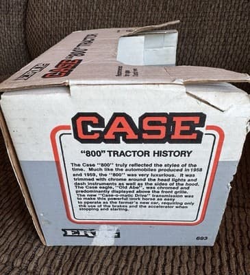 Vintage 1958 Ertl 1/16 Case 800 Diesel Tractor, Made In 1991 - Thumbnail 3
