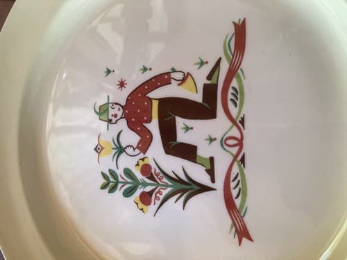 Swiss Provincial Taylor Smith & Taylor China 10522 Yellow Farmer 6 Dinner Plates - Thumbnail 18