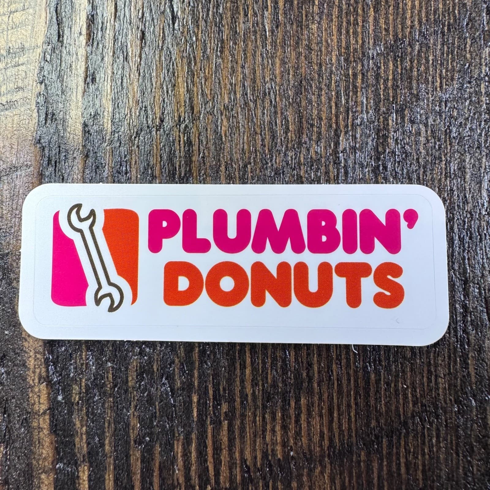 Plumbing’ Donuts Sticker - Water Bottle Locker Hard Hat Tumbler Tool Lunch Box