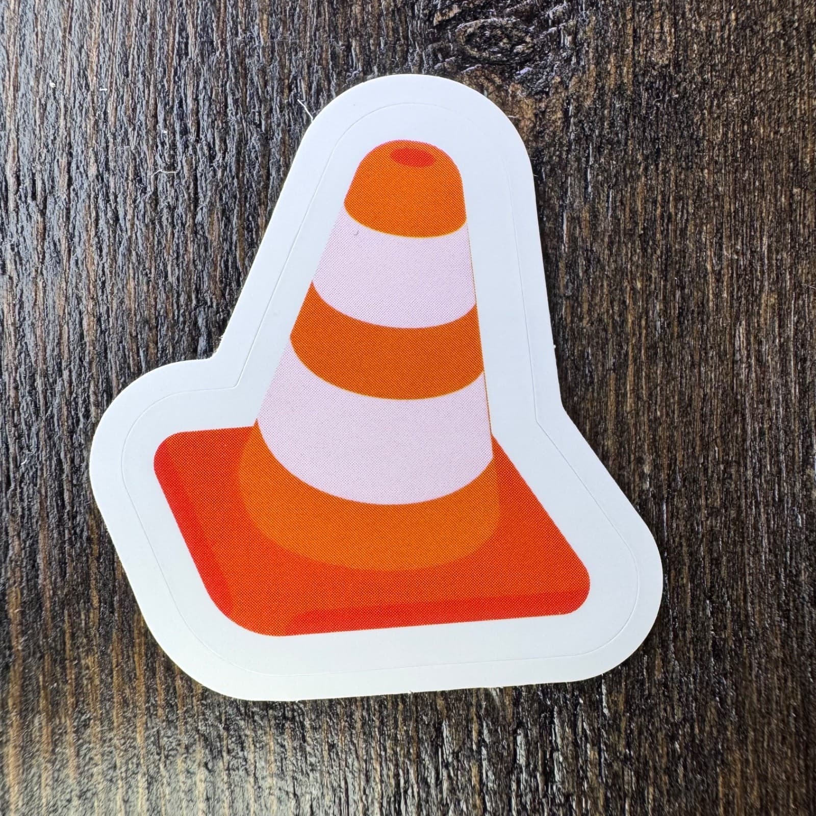 Construction Safety Sticker - Water Bottle Phone Laptop Skateboard