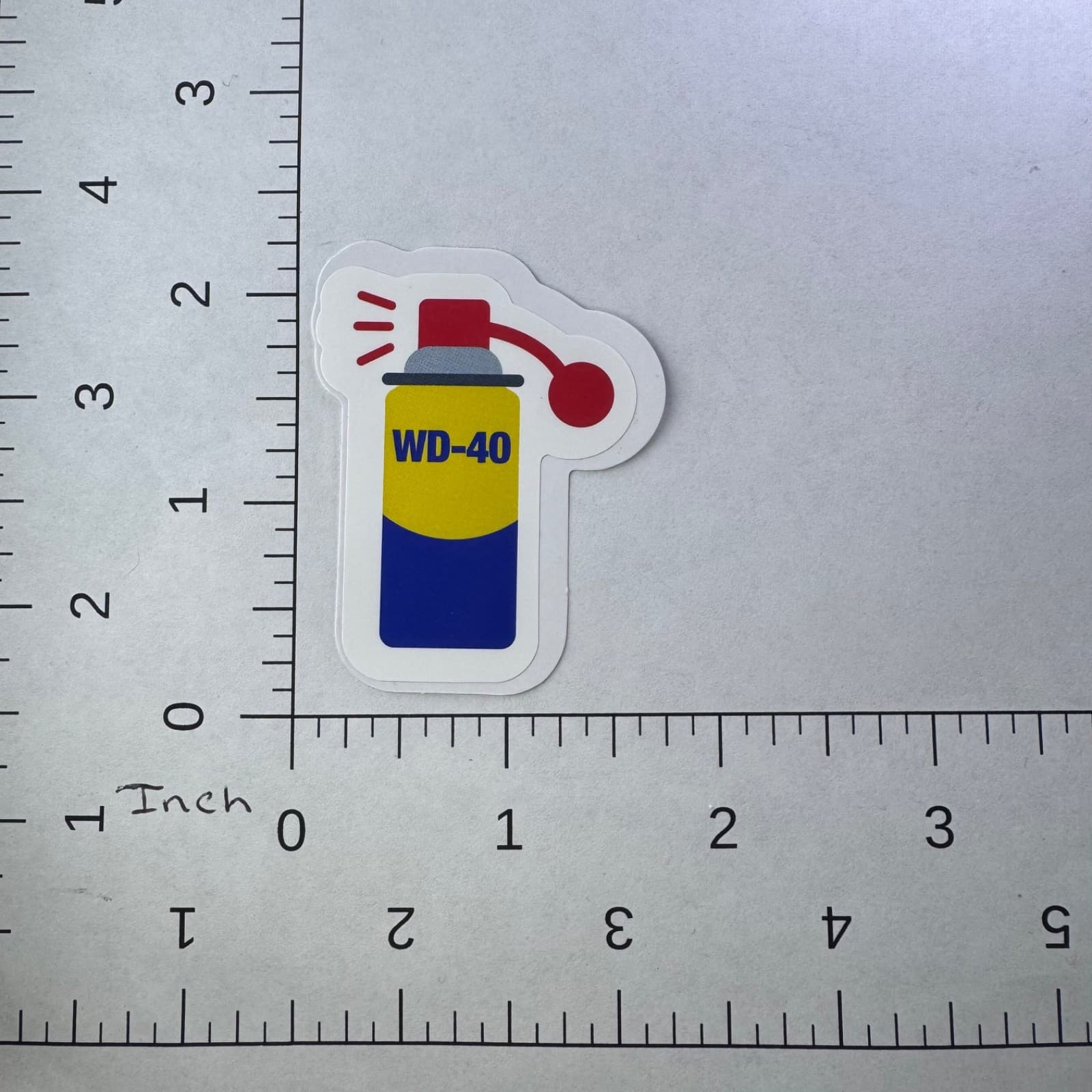 WD-40 Sticker - Water Bottle Phone Laptop Skateboard Hard Hat Lunch Box - Thumbnail 2