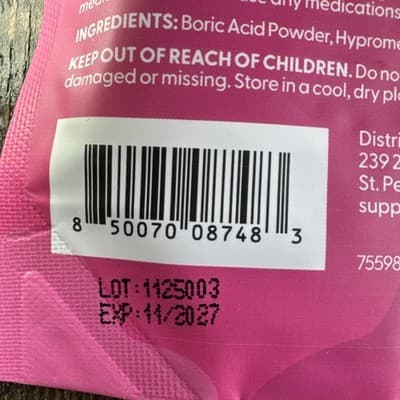 M3 Naturals - Boric Acid 30 Vaginal Suppositories for Women pH balance - Odor - Thumbnail 6