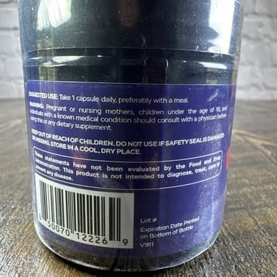 4Well Products Dim Supplement 370mg Complex Zinc Niacinamide Hormone Balance - Thumbnail 5