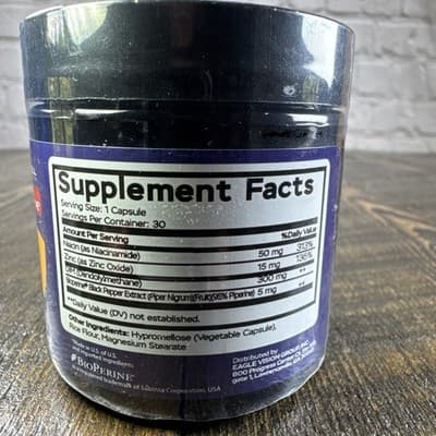 4Well Products Dim Supplement 370mg Complex Zinc Niacinamide Hormone Balance - Thumbnail 4