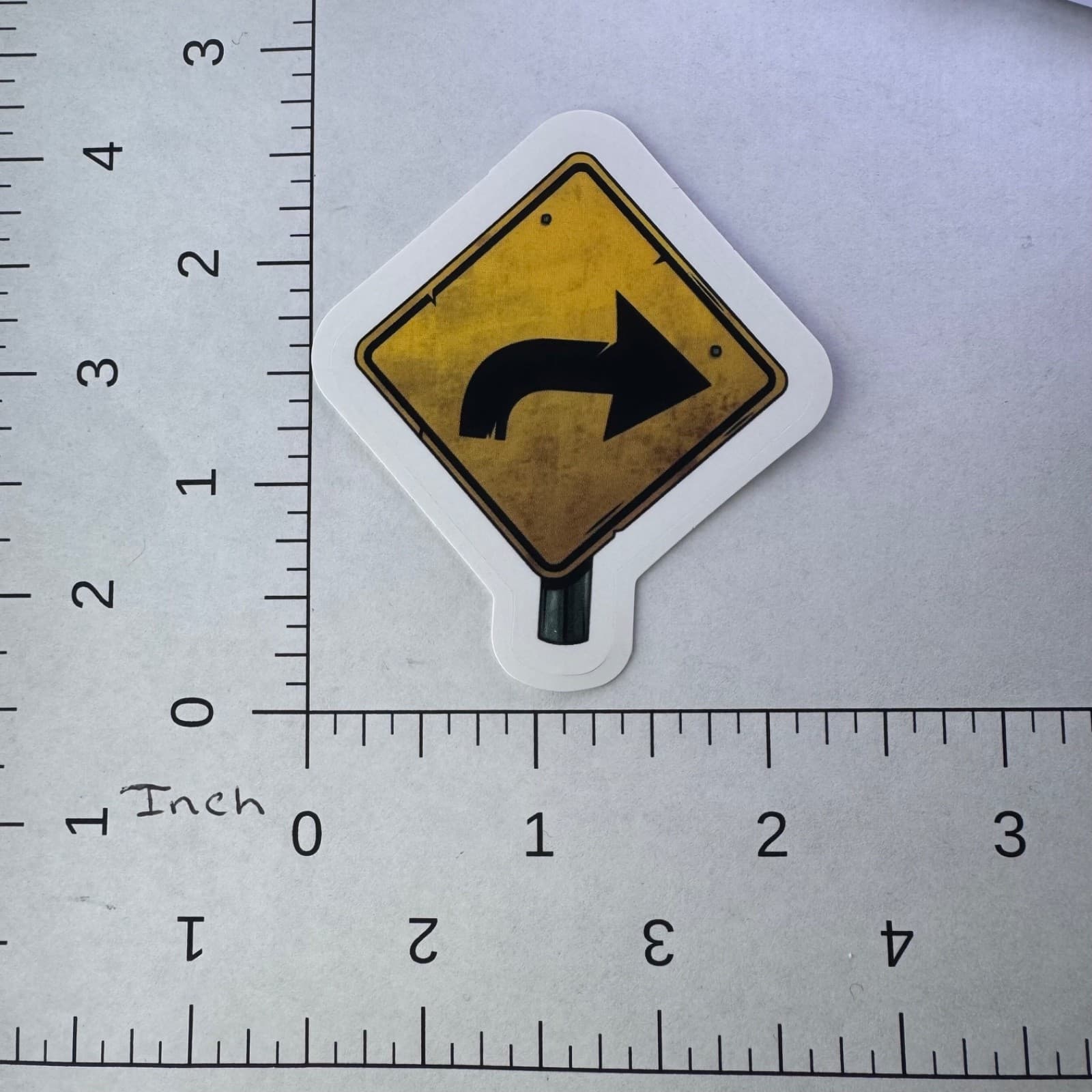 Road Sign Sticker - Water Bottle Phone Laptop Skateboard Hard Hat Lunch Box - Thumbnail 2