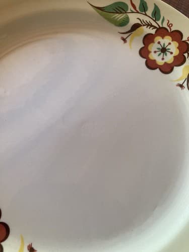 6 Plate Taylor Smith Taylor Swiss Provincial 7 1/4” Yellow Antique 1952 Plates - Thumbnail 19