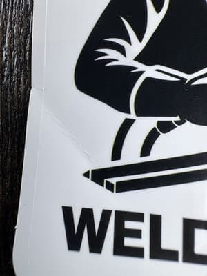 Weld Down Welder Sticker - Water Bottle Phone Laptop Skateboard Hard Hat - Thumbnail 3