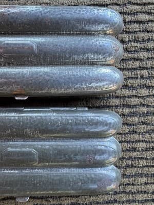 Lot Of 2 Antique/Vintage Steel cigar 3 Quantity, cases - Possible Civil War Era - Thumbnail 3