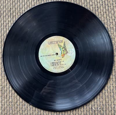 Carly Simon ‎2 Vinyl Records, No Secrets, 1974 / Hello Big Man, 1983 - Thumbnail 9