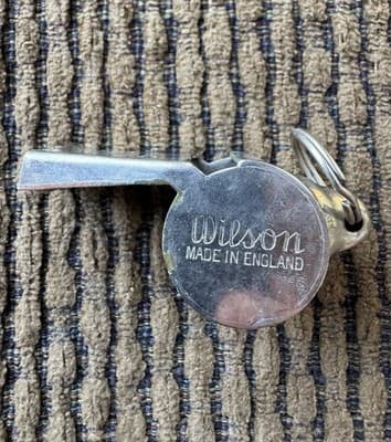 VINTAGE, THE ACME THUNDERER, WHISTLE WITH CORK BALL - MADE IN ENGLAND - Thumbnail 3