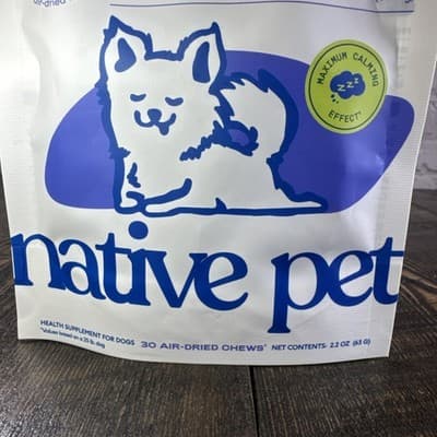 Native Pet - Calm - Real Chicken Air Dried Chews - Extra Relaxation & Stress - Thumbnail 3