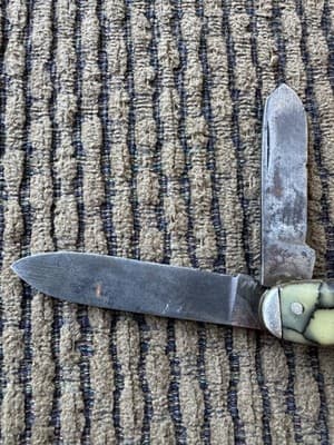 Vintage WW2 - Peters Shoes - Seneca Cutlery Co. 33 - Utica NY - Pocket Knife - Thumbnail 8