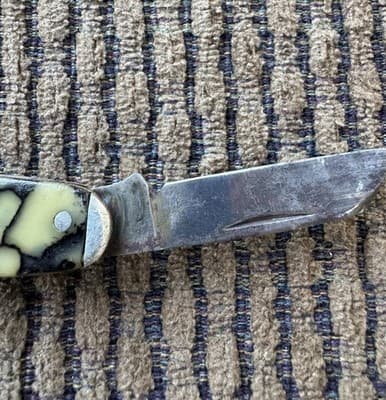 Vintage WW2 - Peters Shoes - Seneca Cutlery Co. 33 - Utica NY - Pocket Knife - Thumbnail 9