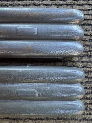 Lot Of 2 Antique/Vintage Steel cigar 3 Quantity, cases - Possible Civil War Era - Thumbnail 6