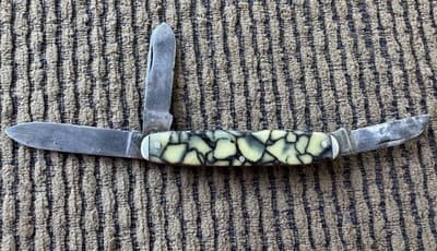 Vintage WW2 - Peters Shoes - Seneca Cutlery Co. 33 - Utica NY - Pocket Knife - Thumbnail 7