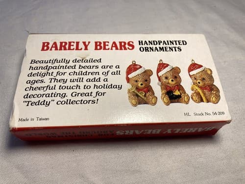 VtG Christmas Around The World Barely Bears House Of Lloyd Set Of 3 bear - Thumbnail 5