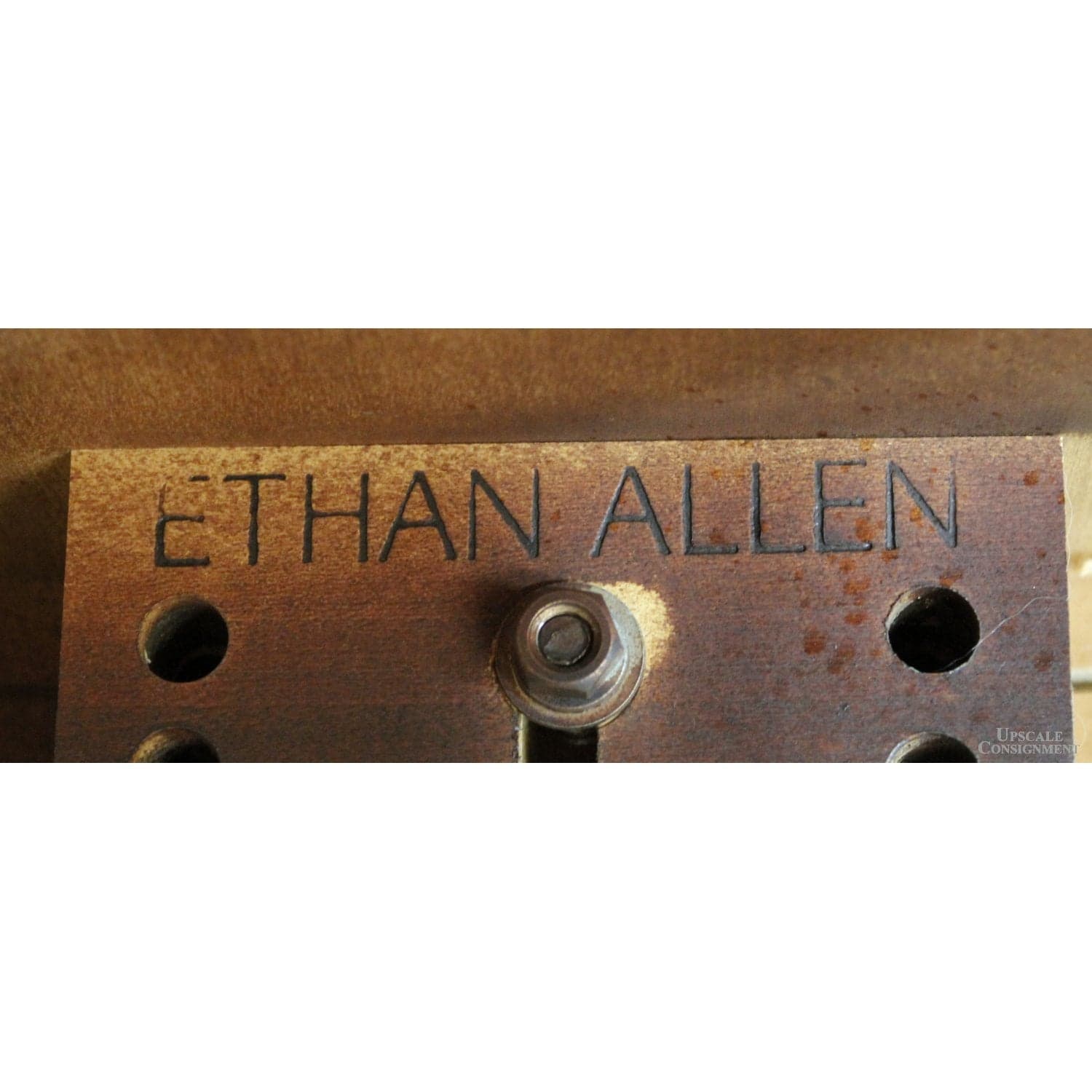 Ethan Allen Round Medallion Coffee Table - Thumbnail 5