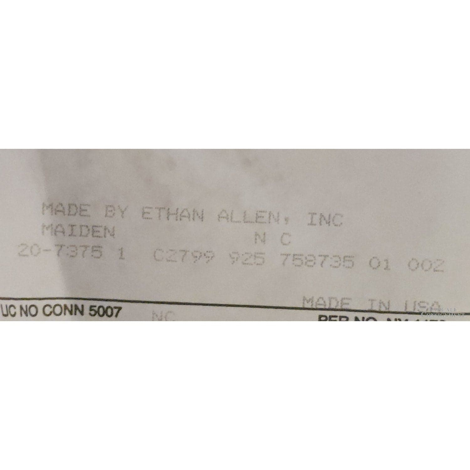 Ethan Allen 'Sable' Dining Table w/8 Chairs - Thumbnail 8