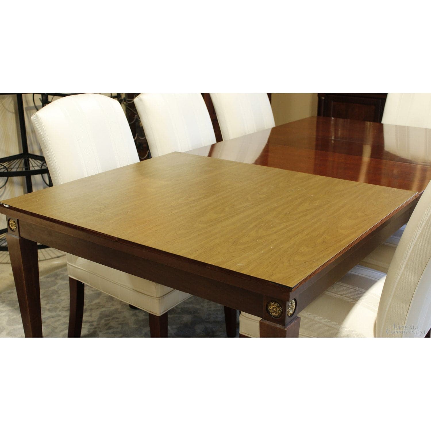 Ethan Allen 'Sable' Dining Table w/8 Chairs - Thumbnail 6