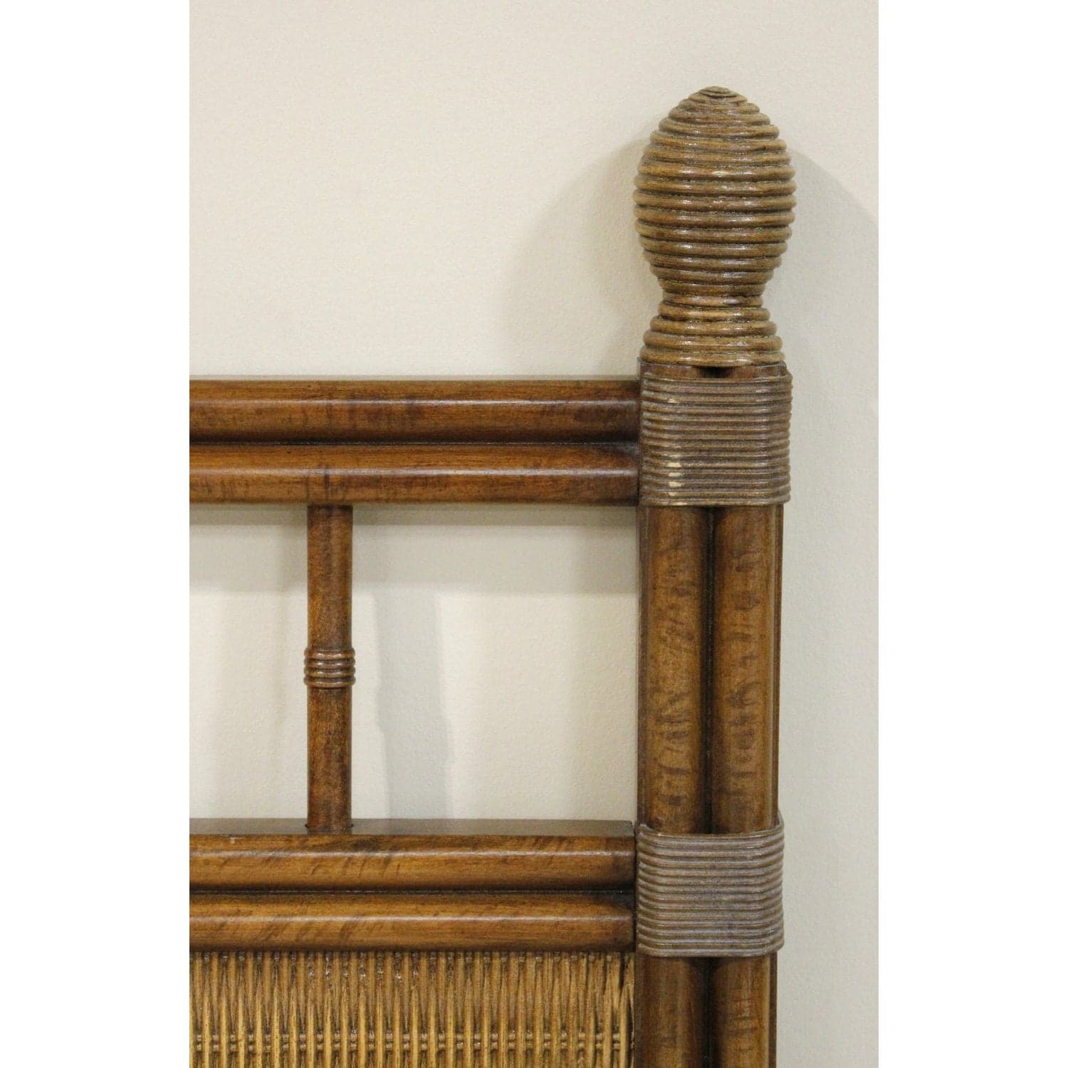 Henry Link Rattan & Bamboo Twin Headboard Only - Thumbnail 2