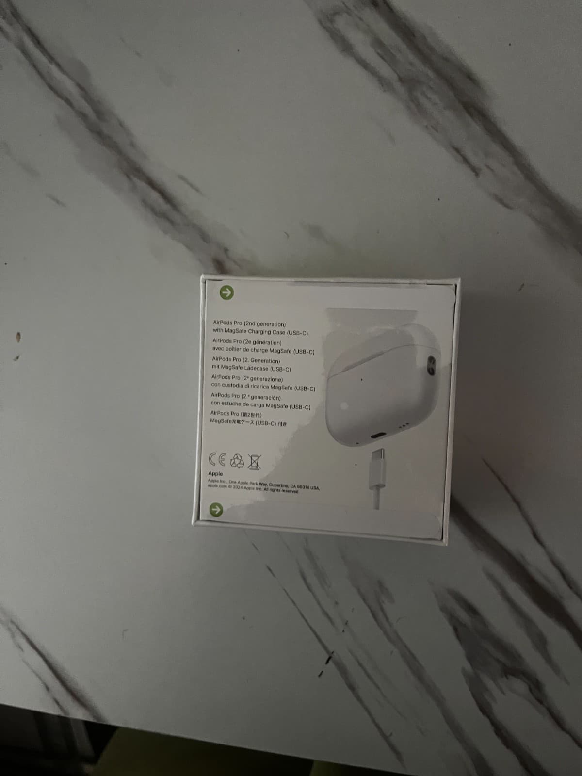Apple AirPods Pro 2nd Generation with MagSafe Wireless Charging Case (USB‑C)...