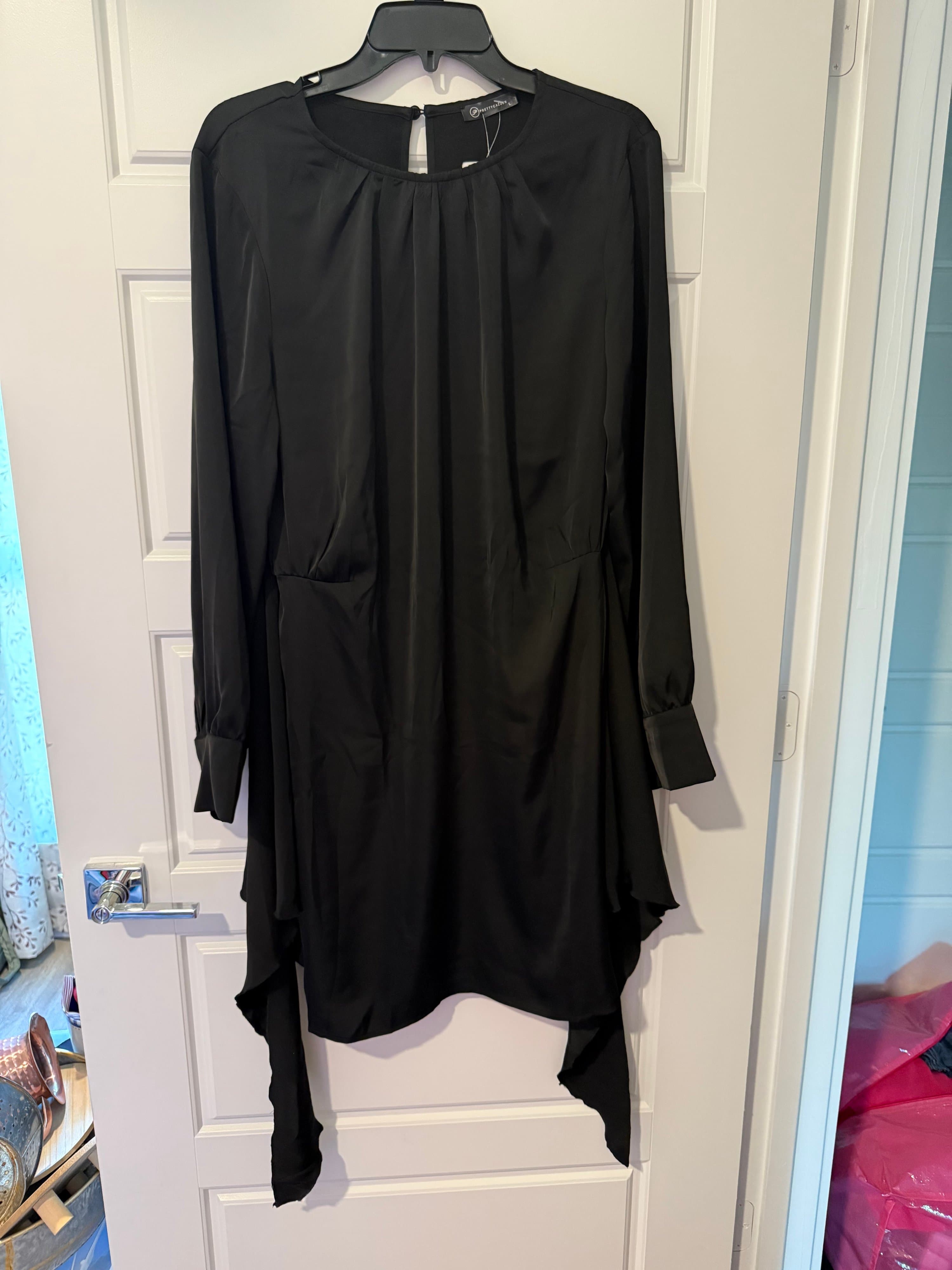 PrettyGarden Black Long Sleeve Dress Size L