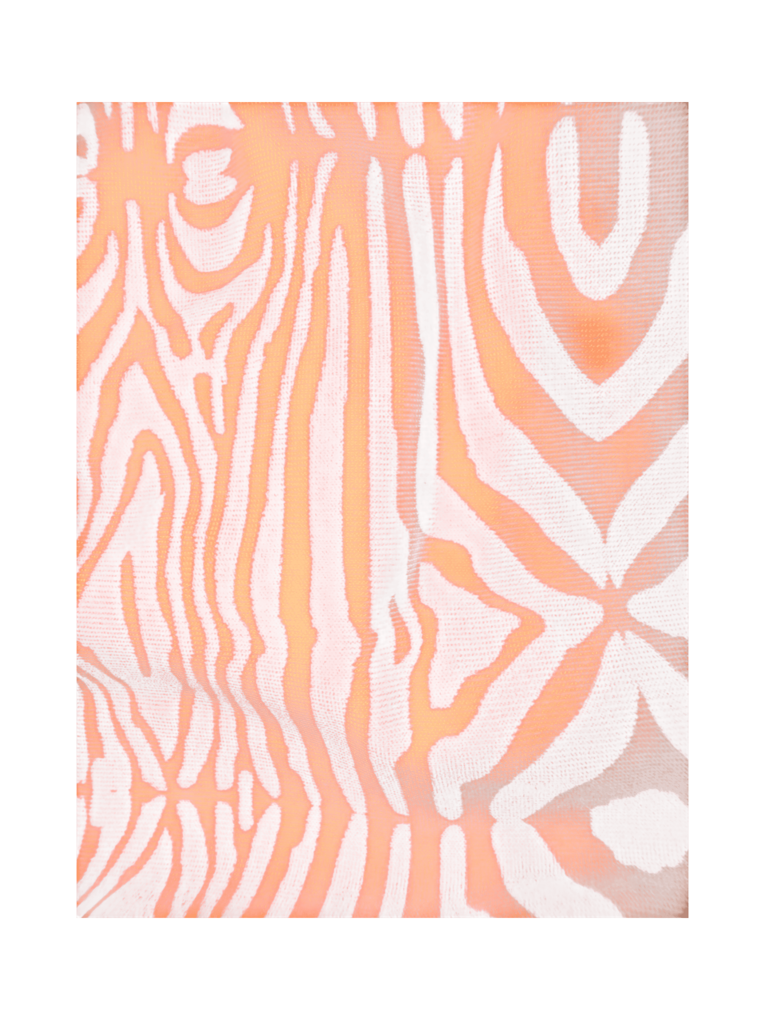 Orange Zebra Print Bikini 3 piece Set Size M - Thumbnail 6