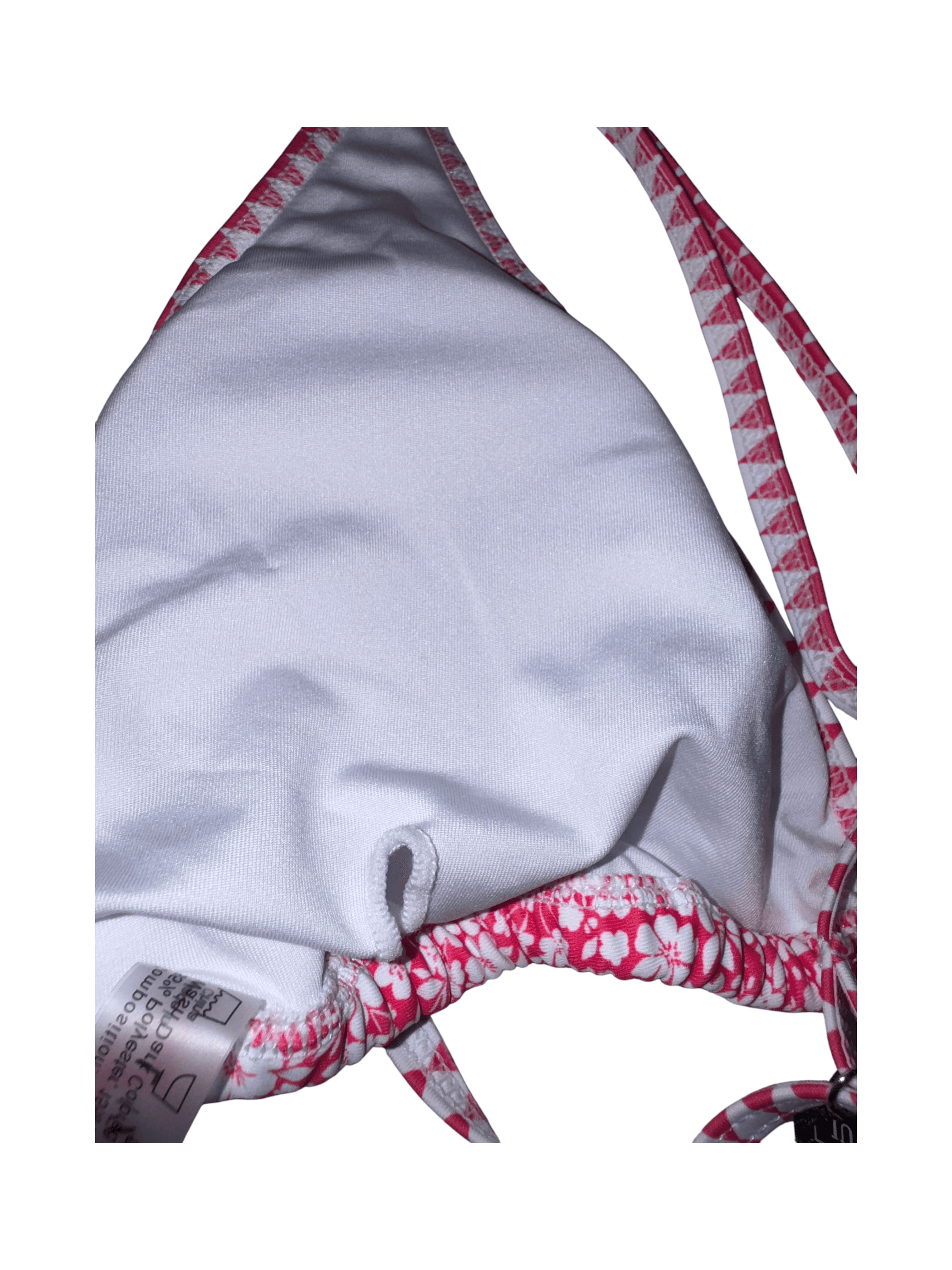 NWT Zaful Red Floral Bikini Size L - Thumbnail 2