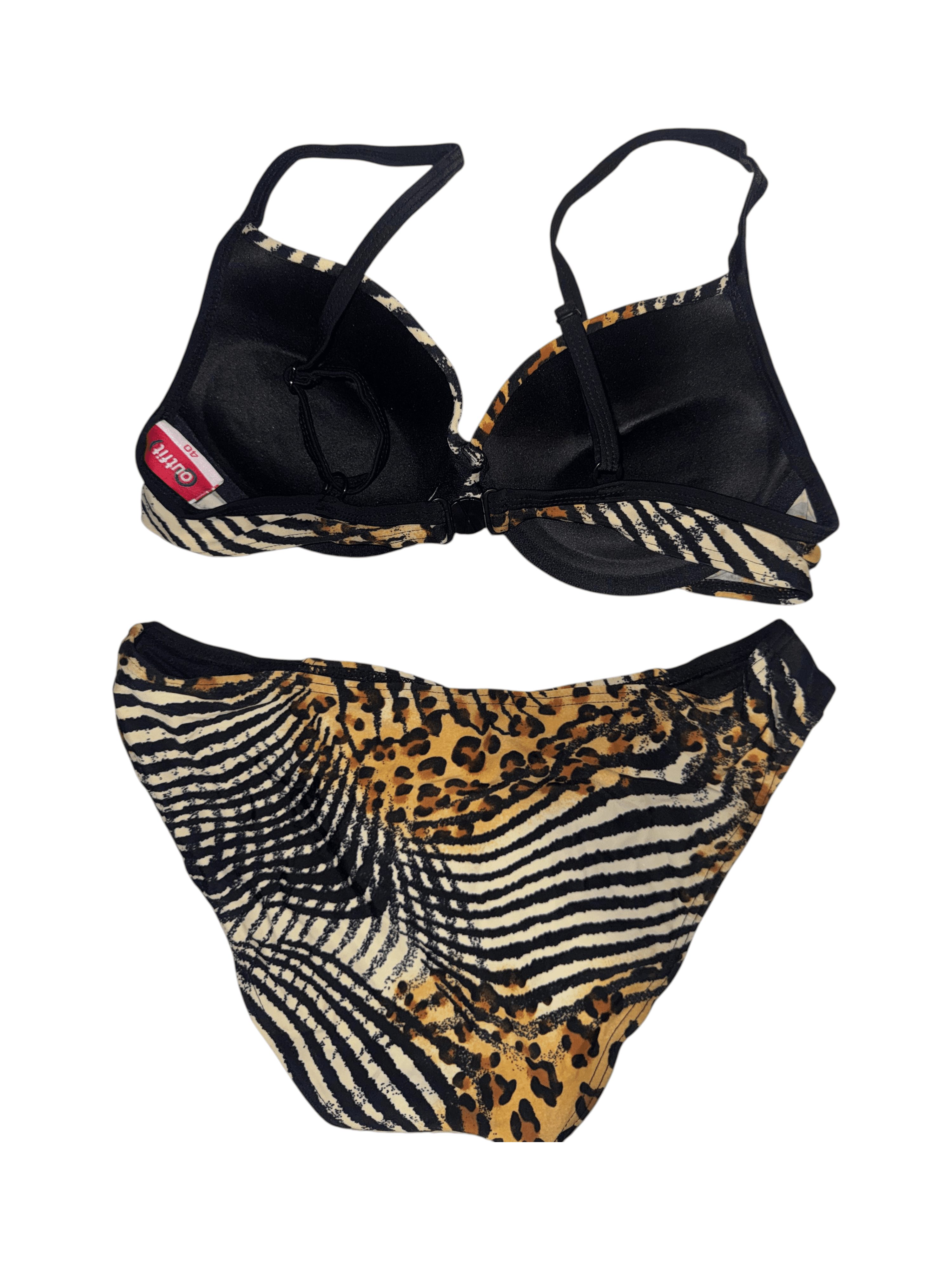 Animal Print Bikini Set Size 40 - Thumbnail 2