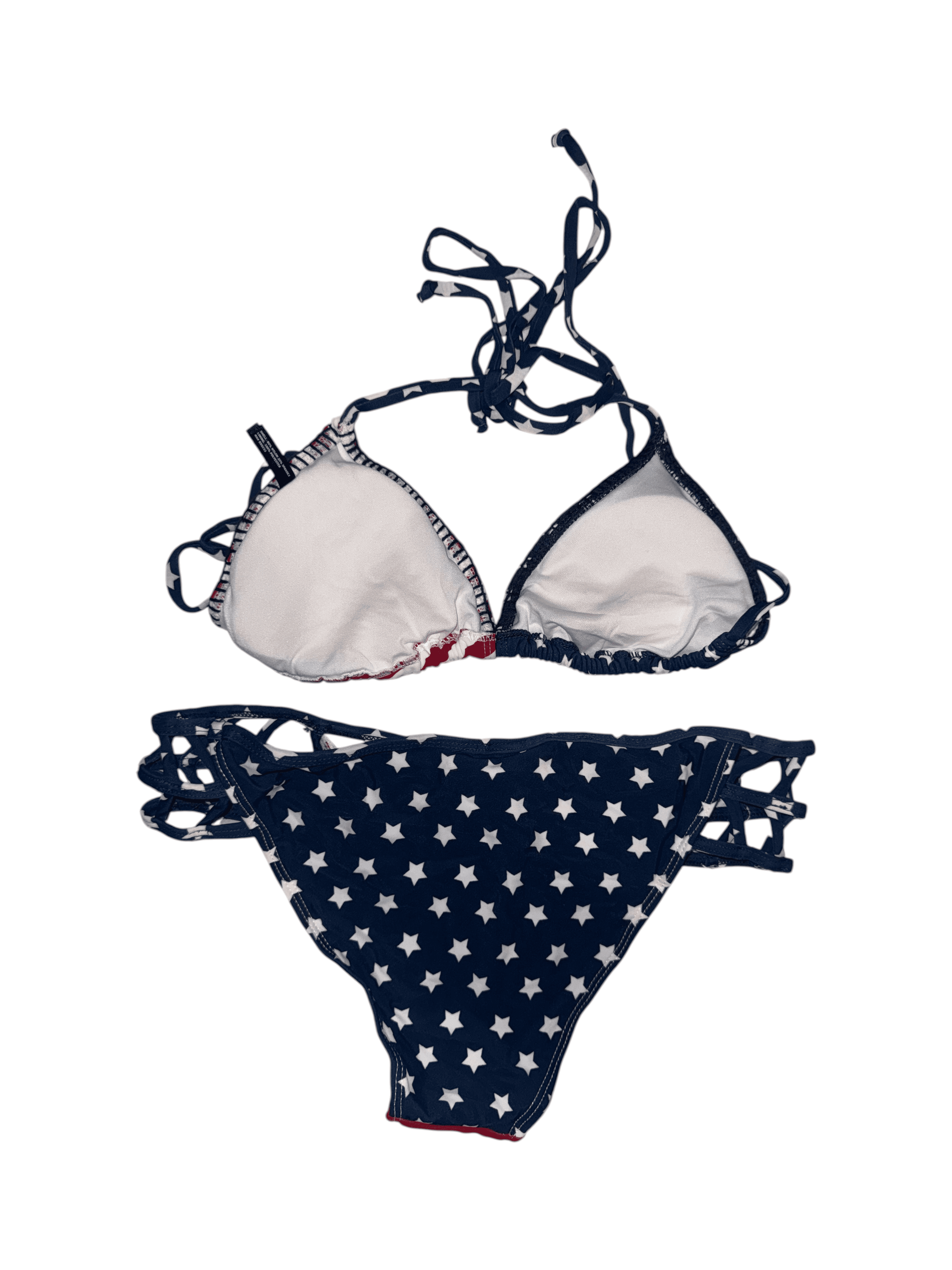 American Flag Bikini Set Size M - Thumbnail 3