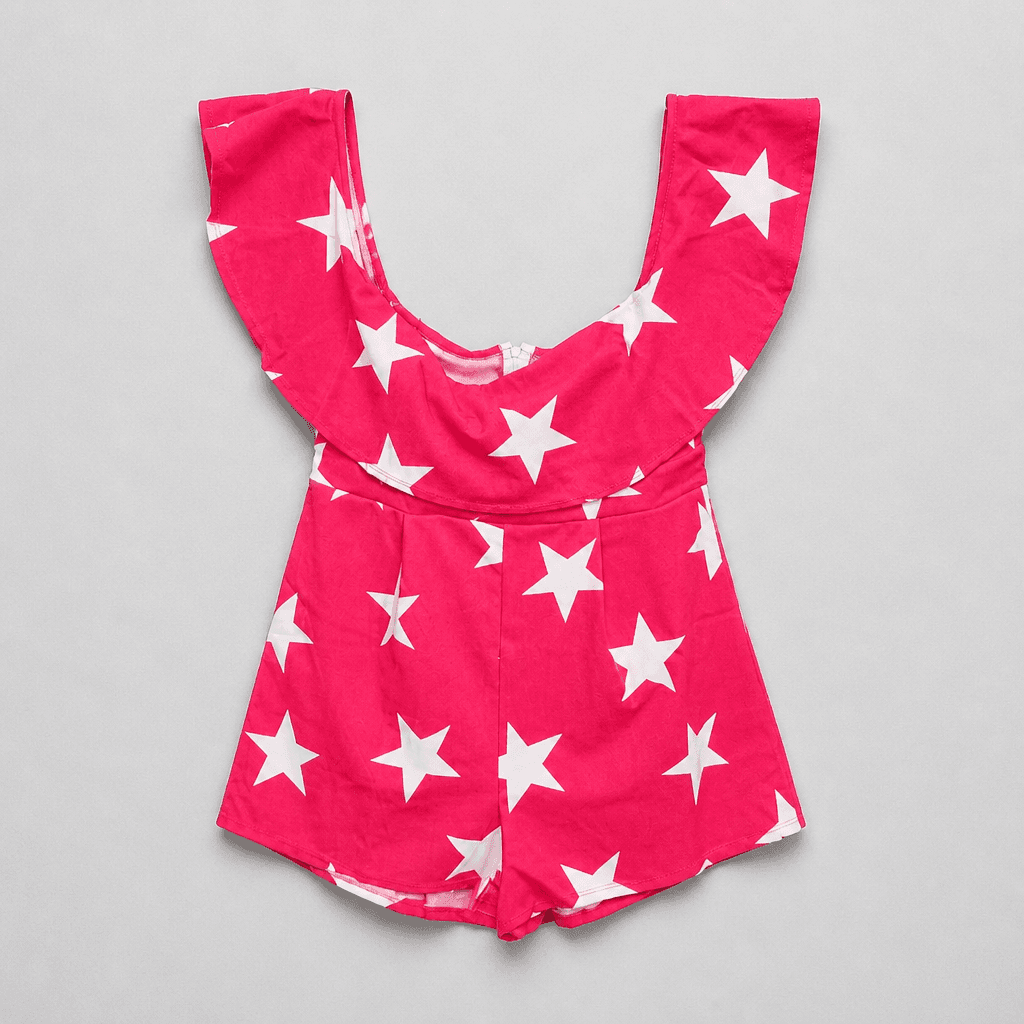 Andrée by Unit Star Print Romper Size L