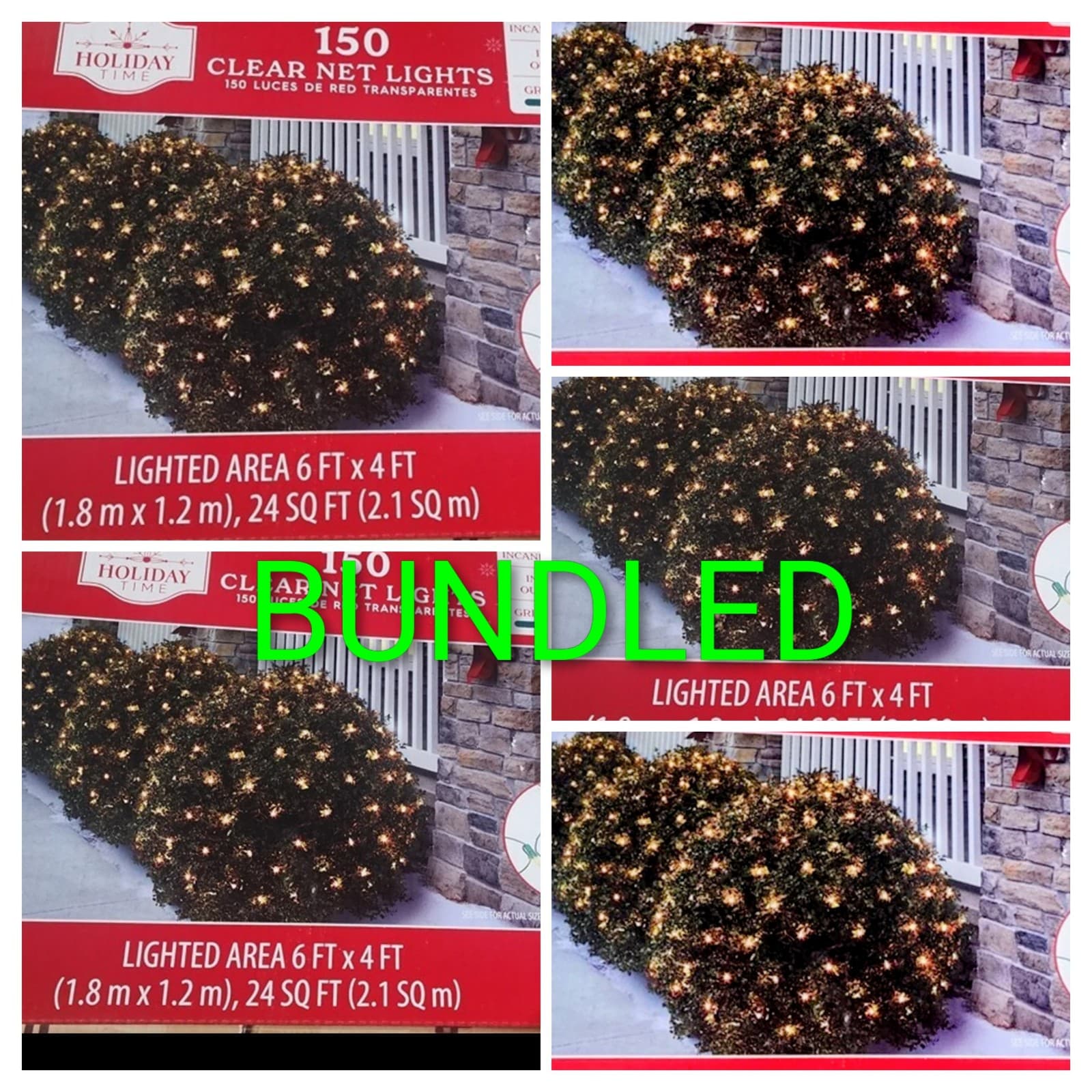 Lights. 4 sets for 5,80/each = $23.20 plus flat rate shipping of 1200. plus tax