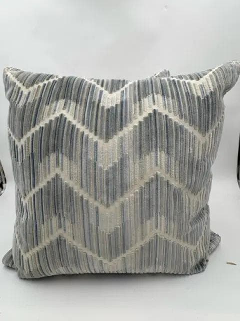 Ryan Studio Velvet Chevon Down Filled Pillow - Thumbnail 2