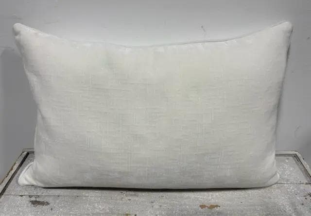 White Down Lumbar Pillow