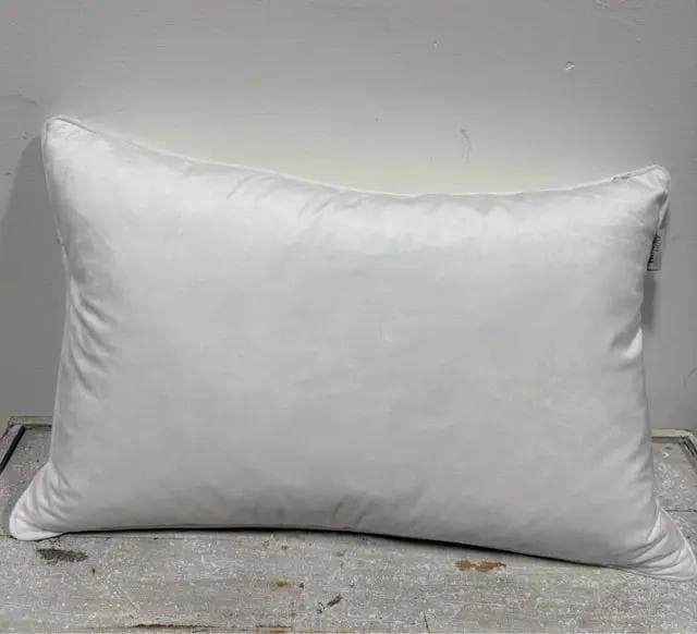 White Down Lumbar Pillow - Thumbnail 2