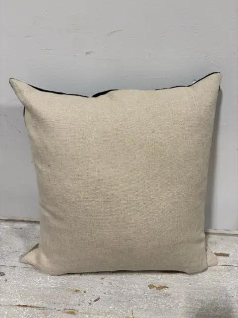 Nebula Decor Black, Orange, And Green Velvet Pillow - Thumbnail 2