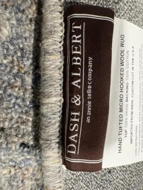 Dash And Albert Blue And Gray Handtufted Wool Area Rug - Thumbnail 3