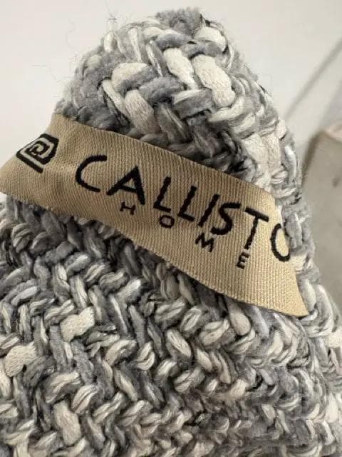 Callisto Home Tweed Down Pillow - Thumbnail 2